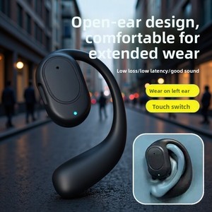 <span class=keywords><strong>Casque</strong></span> sans fil OWS à conduction osseuse ouverte, sans écouteurs intra-auriculaires, pour le sport et les affaires, avec LED JL Life, étanche, <span class=keywords><strong>Bluetooth</strong></span> 5.0 - Product Image 1