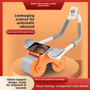 Vente en gros usine transfrontalière : Équipement de <span class=keywords><strong>fitness</strong></span> avec support de coude et roue abdominale à retour automatique et minuteur, <span class=keywords><strong>pour</strong></span> hommes et femmes, origine Yongkang - Product Image 5