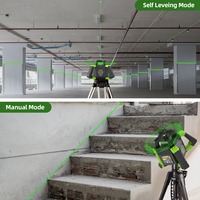 Niveau laser professionnel Huepar RL300HVG, outil de nivellement à 360 degrés, grande autonomie de la batterie, pour travaux de paysagisme et de construction en extérieur