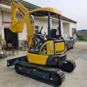Excavadora hidráulica usada Komatsu PC30 de Japón, excavadora de orugas de segunda mano con motor central y componentes de bomba - Product Image 3