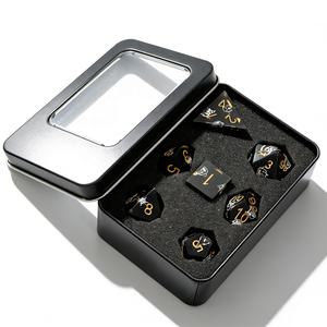 Juego de Dados DND con Diseño de Halloween en Blanco, 7 Piezas, Dados Poliédricos de Resina con Bordes Afilados para Dungeons & Dragons <span class=keywords><strong>RPG</strong></span> - Product Image 6