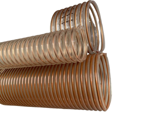 Tubo <span class=keywords><strong>de</strong></span> Succión al Vacío Plano con Pared <span class=keywords><strong>de</strong></span> Poliuretano (PU) y TPU Reforzado con Espiral <span class=keywords><strong>de</strong></span> Alambre <span class=keywords><strong>de</strong></span> Acero Inoxidable Recubierto <span class=keywords><strong>de</strong></span> Cobre - Product Image 1