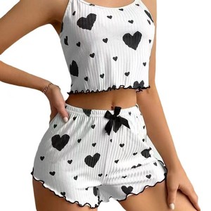 Pigiama Erotico di Alta Qualità per Donne, Set 2 Pezzi in Pizzo Trasparente e Raso, Morbido e Seducente - Product Image 2