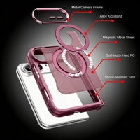 Nouvelle coque de téléphone pour iPhone 18 Duo, avec anneau magnétique, béquille, protection anti-chute, toucher agréable, coque de téléphone antichoc pour iPhone 18 Duo