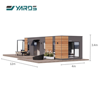 Nouvelle conception moderne de maison préfabriquée en acier, capsule spatiale, maisons mobiles, hôtel, complexe hôtelier, maisons préfabriquées mobiles, mini-maisons conteneurs