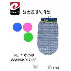 Tappetino antiscivolo trasparente per bagno Mnj, 1 pezzo, antiscivolo per protezione del pavimento della vasca e della doccia - Product Image 1