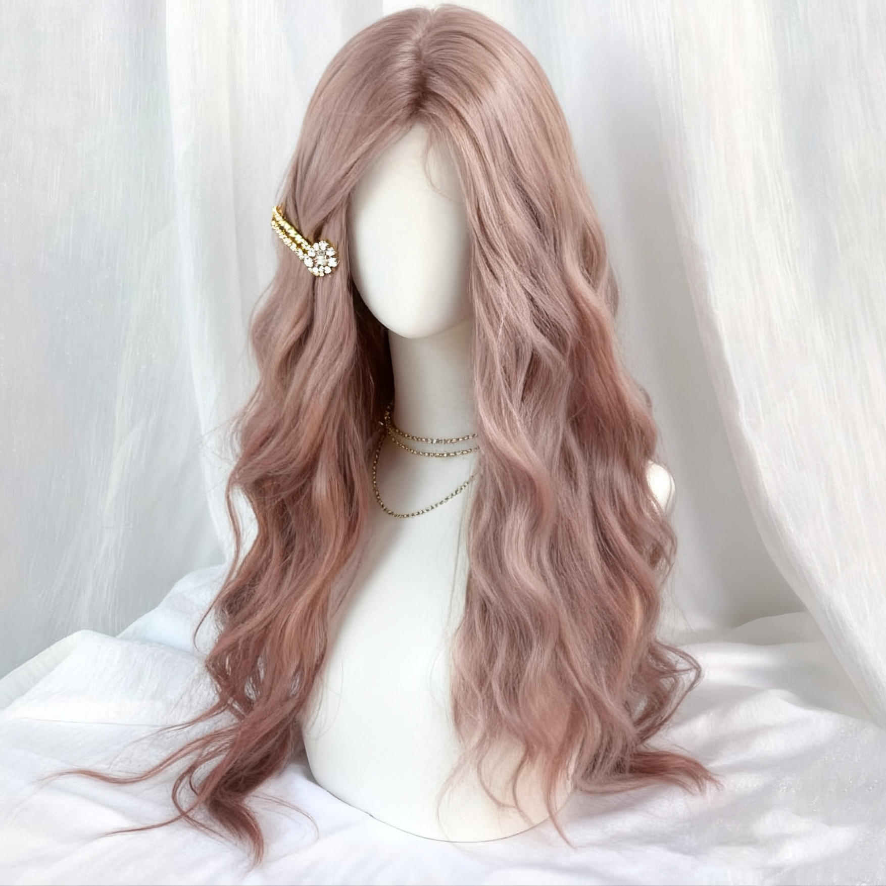 65ซม. [สีชมพูถั่วแดง]