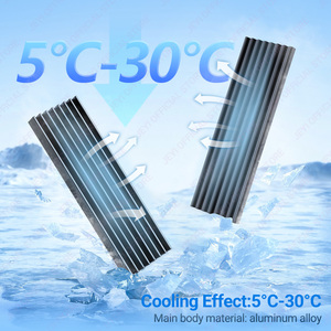 مبرد JEYI فائق النحافة لـ <span class=keywords><strong>M</strong></span>.2 SSD مع تبريد سلبي وحماية من الغبار، متوافق مع NVMe/NGFF 2280 لـ PS5/الكمبيوتر/اللابتوب، مصنوع من سبائك الفضاء عالية السرعة، متوفر في المخزون - Product Image 2