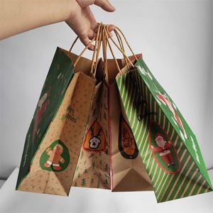 Bolsas de Papel Kraft Navideñas KM 2025, Bolsas de Regalo de Navidad, Decoración Navideña para el Hogar - Product Image 3