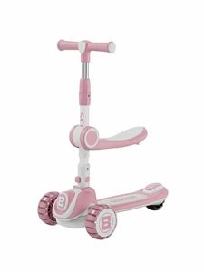 <span class=keywords><strong>Trottinette</strong></span> 3-en-1 pour enfants avec poignée de poussée et design pliable, <span class=keywords><strong>trottinette</strong></span> à roulettes pour enfants de 1 à 3 à 7 ans, garçons et filles - Product Image 5