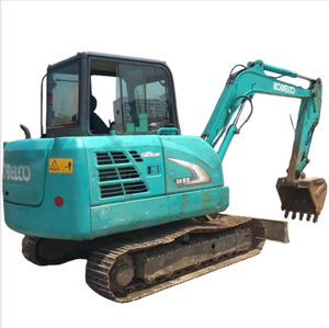 รถขุดตีนตะขาบญี่ปุ่น Kobelco SK60 มือสองคุณภาพสูง 6 ตัน พร้อมมอเตอร์ปั๊ม แบริ่ง และชิ้นส่วนเกียร์ของแท้สำหรับใช้ในบ้าน - Product Image 1