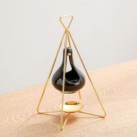 Graue Liebe Ölbrenner Form Wachs Schmelz brenner mit Kerzenhalter Aroma therapie Aroma Diffusor Kerze Weihnachten