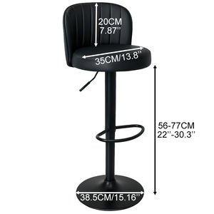 كراسي بار كلاسيكية دائرية الشكل عالية الجودة بالجملة، كراسي بار أنيقة وبسيطة عالية الجودة للمطبخ - Product Image 3