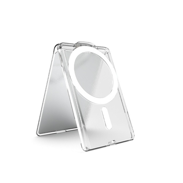 Universal Magnetic Suction Card Holder Compatible with Built in Magnetic Ring Phone case Goes with Makeup Mirror