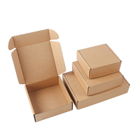 Caja de correo Kraft con logotipo personalizado, muestra gratis, caja de avión de embalaje grueso duro, caja de cartón corrugado al por mayor para juguetes