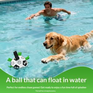 Pelota Indestructible para Perros con Cuerda de Nylon - Juguete Interactivo para Masticar, PU Inodoro, para Perros de Todas las Tallas - Product Image 4