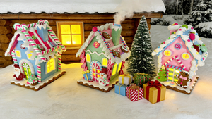<span class=keywords><strong>D</strong></span>écoration de Noël artisanale colorée : Père Noël, bonhomme de neige, bonhomme en <span class=keywords><strong>pain</strong></span> <span class=keywords><strong>d</strong></span>'<span class=keywords><strong>épice</strong></span>s, maison en <span class=keywords><strong>pain</strong></span> <span class=keywords><strong>d</strong></span>'<span class=keywords><strong>épice</strong></span>s - Product Image 4