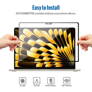 Film de protection d'écran magnétique anti-éblouissement pour ordinateur portable <span class=keywords><strong>Apple</strong></span> Macbook Air 15 13.3 pouces Pro 14 16 M4 M3 M2 M1 2025 - <span class=keywords><strong>2022</strong></span> - Product Image 3