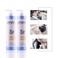 Après-shampoing éclaircissant végétalien à l'huile d'argan DIVA - Répare les dommages et hydrate - 500 ml - Unisexe