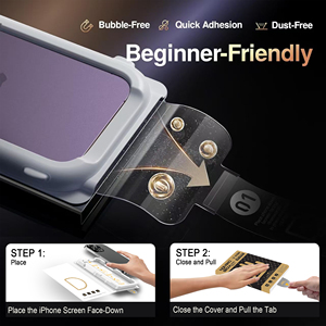 Tự động cán chống bụi cài đặt Kit bảo vệ dễ dàng cài đặt ma thuật hộp thủy tinh screenprotector cho Iphone 17 16 15 14 13 - Product Image 3