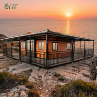 Oficina en Contenedor Prefabricado a Bajo Precio, Casa Contenedor Portátil de Acero, Casa Prefabricada Modular, Mini Casa, Oficina en Contenedor Expandible