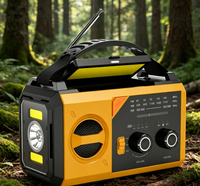 Tragbares Radio 20000mAh FM-Radio, Solar- & Handkurbel-Taschenlampe und SOS-Sirene, NOAA/WB/AM/FM Wetterradio Rabattaktion