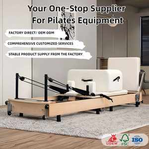 Reformer <span class=keywords><strong>de</strong></span> Pilates pliable d'usine OEM avec des délais <span class=keywords><strong>de</strong></span> livraison courts <span class=keywords><strong>et</strong></span> une garantie <span class=keywords><strong>de</strong></span> 5 ans, idéal pour les espaces compacts - Product Image 1