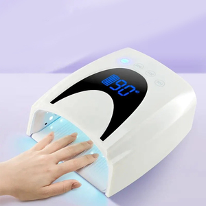Auto <strong>Sensor</strong> 66W Cordless Rechargeable LED Nail Gel Curing <strong>Light</strong> <strong>X10</strong> Fast Dry Nail Art Manicure UV Curing Lamp UV Nail Lamp Dryer
