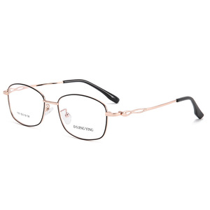 Gafas de mujer Ds Jing Ying con montura ovalada de 52 mm, lentes de plástico de tamaño mediano, puente nasal estándar, origen Danyang - Product Image 1