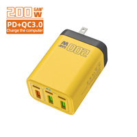 5V24A 60W Europäische und Amerikanische Normen Großhandel 200W 3A3C Multi-Port Schnell-Ladeadapter Ladegerät