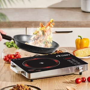 Aparato de cocina Estufa eléctrica de 3500W Estufa eléctrica de un solo quemador Placa de cerámica eléctrica de pie Precio barato Cocina infrarroja - Product Image 1