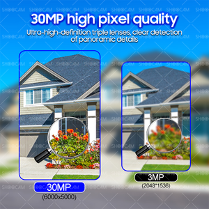 Caméras <span class=keywords><strong>de</strong></span> surveillance solaires sans fil intelligentes 4G Wi-Fi 30MP 4K <span class=keywords><strong>IP</strong></span> pour extérieur - Product Image 3
