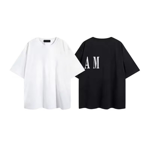 AM13 Camisetas de Gran Venta para Hombre de Diseño Americano en Algodón Personalizadas Estilo Casual Vintage con Gráfico de Letras Impresas - Product Image 5
