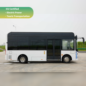 Autobús Eléctrico Certificado por la UE de 7 Metros, Mini Autobús de 12-28 Asientos, Batería de 141 kWh, Autobús Urbano Automático con Volante a la Izquierda para Transporte Escolar, <span class=keywords><strong>Aeropuerto</strong></span> y Resort - Product Image 1