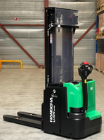 Chariot élévateur transpalette électrique à lithium-ion X-Series de marque supérieure, capacité de levage initiale de 1,6 tonne, 125 mm, 48 V/80 Ah, pneus en polyuréthane