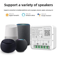 Sakelar Dinding PC Tahan Api IP20 dengan Fungsi Timer, Kontrol Suara, WiFi 2.4GHz, dan Proteksi Beban Berlebih untuk Rumah Pintar