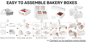 Cajas dulces personalizables que empaquetan Bento Cake y Cupcake Box en caja <span class=keywords><strong>de</strong></span> regalo blanca Set <span class=keywords><strong>para</strong></span> <span class=keywords><strong>cumpleaños</strong></span> <span class=keywords><strong>de</strong></span> <span class=keywords><strong>mujer</strong></span> - Product Image 6