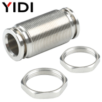 Raccord pneumatique YIDI PM en caoutchouc nitrile et laiton, raccord droit égal, union de cloison étanche, raccord rapide à pousser droit, 4 mm-12 mm