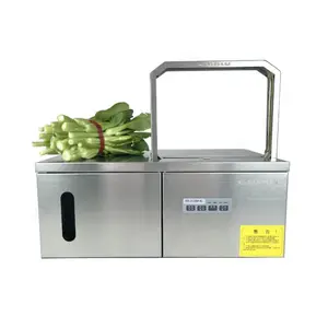 Máquina de encuadernación automática para supermercado, flejadora de verduras, máquina de encuadernación rápida