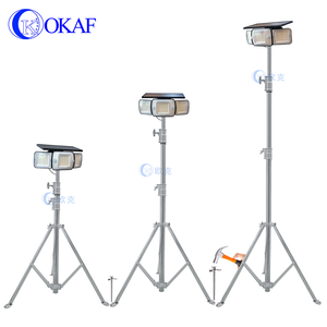 Lightweight Tripod Telescopic Mast Pole Stainless Steel Portable Antenna Manual CCTV Surveillance <b>Camera</b> Tower OK-SJ-30-SD <b>Light</b> - Product Image 3