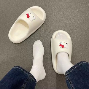 Summer new style simple solid-color women's cute and drowsy <b>bear</b> for both indoor and outdoor use, durable and wear-resistant - Product Image 3