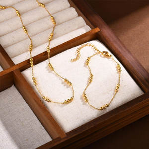 Parures de bijoux de luxe en acier inoxydable 316L plaqué or 18 carats, inaltérables et résistantes à la décoloration, haute qualité, pour femmes - Product Image 2