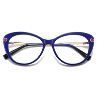Monture de lunettes anti-lumière bleue en stock pour femmes, lunettes d'ordinateur, vente en gros d'usine