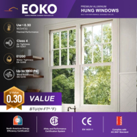 Ventanas EOKO CE de Doble Hoja, Aisladas con Rotura de Puente Térmico, Resistentes a Impactos, Aprobadas por USA, para Proyectos en el Mercado Estadounidense