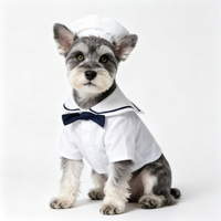 Chapeau de Père Noël pour chiens et chats, costume de Noël pour animaux de compagnie, tenue de fête d'hiver avec écharpe et manteau, en tissu, tailles S et M