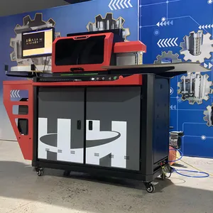 Máquina dobladora de letras de neón de China y dobladoras de letras de canal CNC con profundidad de corte de ajuste automático