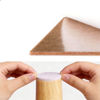 Protections de pieds de meubles en nylon autocollantes antidérapantes silencieuses écologiques épaissies pour chaises, tapis de sol, maison, bois, café