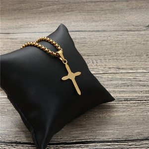 <b>Cross</b> Pendant Necklace Zinc Alloy Unisex Gift Jewelry - Product Image 3