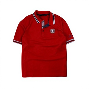 เสื้อโปโล OEM สกรีนโลโก้ได้ ผ้าฝ้าย 100% เสื้อโปโลเปล่าสำหรับผู้ชาย แขนสั้น สวมใส่สบาย ขายส่งจากโรงงาน - Product Image 1