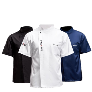 Camicia da Chef Unisex per cucina da <span class=keywords><strong>lavoro</strong></span> da uomo ristorante Hotel uniformi da cucina per il personale dello Chef - Product Image 6